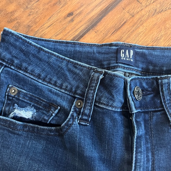 Gap jeans women’s 28 regular Curvy True Skinny blue stretch ankle 27x29 - Picture 5 of 14